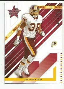 2004 Leaf Rookies & Stars Sean Taylor Washington Redskins #241 285/750 Insert - Picture 1 of 2
