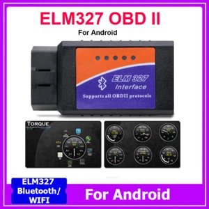 ELM327 OBD2 Bluetooth OBD-II Car Diagnostic Scan Reader Tool Mini Android Torque - Picture 1 of 8