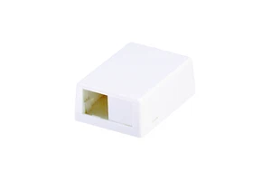 Panduit CBXJ2WH-A Weiß Mini-Com 2-Port Modul Low Profile Aufputz Box 1 Stück - Bild 1 von 3