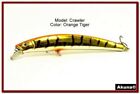 Akuna Crawler 5.3&quot; Topwater Minnow Fishing Lures in Choice of Colors