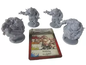 ZOMBICIDE: Green Horde Box 4x FATTY BURSTER Minis & Cards NEW!! - Picture 1 of 3