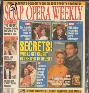 Soap Opera Weekly--Nov. 5 1991-----56 - Picture 1 of 1