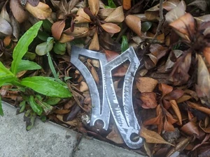 bbq barbeque pit handle hand made weld on custom metal - Picture 1 of 4