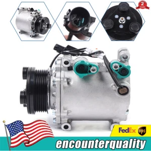 A/C Compressor w/ Clutch For Mitsubishi Lancer 2.4l 04-06 & Outlander 2.4L 03-06 - Foto 1 di 9