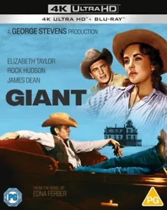 Giant (Elizabeth Taylor Rock Hudson James Dean) 4K Ultra HD Region B Blu-ray - Picture 1 of 1