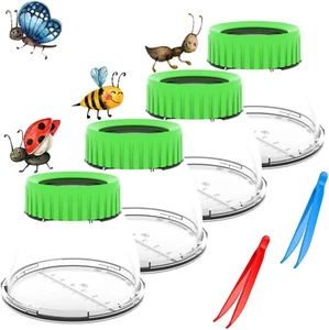 Bug Viewer for Kids with 5X Magnifier,Insect Observation Kit Built-In 7Cm Ruler - Picture 1 of 12
