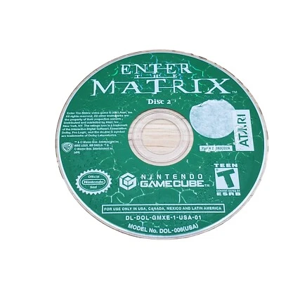 Enter the Matrix (Nintendo GameCube, 2003) Authentic Disc 2 Only Tested / Works - Image 1 of 4