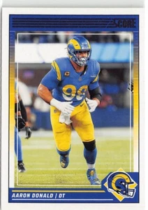 2024 Score Aaron Donald Base Los Angeles Rams #159 - Foto 1 di 2