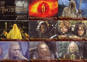 LORD OF THE RINGS THE TWO TOWERS MOVIE 2002 CADBURY FACTORY CARD SET OF 20 BASE - Picture 1 of 2