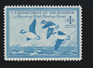 US RW15 $1 Duck Hunting Mint XF OG NH SCV $60  - Picture 1 of 2