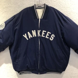 Vintage New York Yankees Down Jacket Majestic Cooperstown Collection Size 2XL - Picture 1 of 13