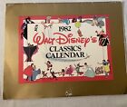 Vintage 1982 Walt Disney's Classics 12-Month Calendar Snow White Spread