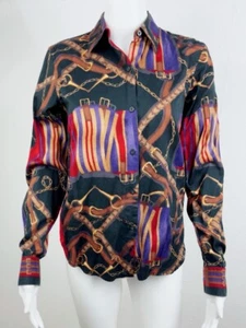 Ralph Lauren Damen Größe S — Oberteil mit Knopfleiste Andalusien Reitsport 100 % Baumwolle - Bild 1 von 4