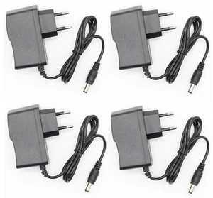 4 TRASFORMATORE ALIMENTATORE UNIVERSALE 1A PRESA SPINA CASA LED AC 220V 12V - Foto 1 di 3