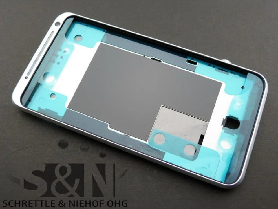 Originale HTC EVO 3D G17 Copertura Frontale In Alluminio Argento - Immagine 1 di 1