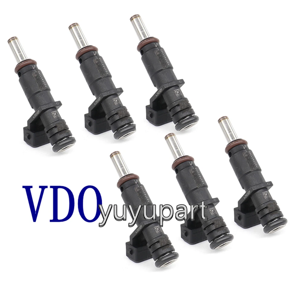 Juego de 6 inyectores de combustible VDO originales para BMW 3,0 L I6 2006-2012 13537531634 Foto 1 de 4
