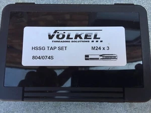 Brand New Full Set Of M24 X 3 HSSG Taps Volkel 804/074S - Picture 1 of 2