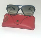 Ray-Ban Italy Blue Sunglasses RB 4162 838/32 with case