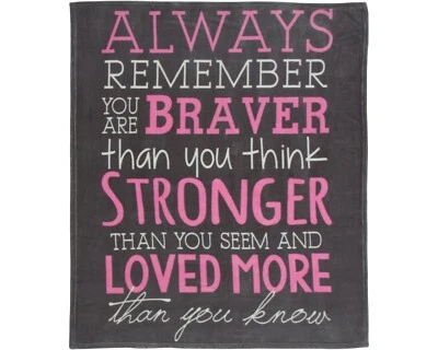 Always Remember Gift Ready Throw Blanket Foto 1 de 4