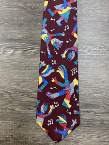 Save The Children "Musical Cartwheels” 100% Silk Men's Tie - Picture 1 of 3