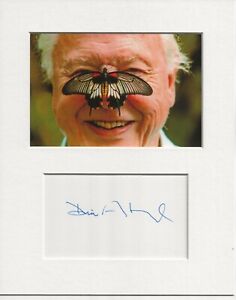 David Attenborough naturalist signed genuine authentic autograph UACC RD AFTAL