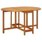 Wood Garden Table Outdoor Furniture Patio Dining Table Dining 130 X 90 X 72 Cm