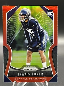 2019 Panini Prizm Rookies Prizm Red Travis Homer RC #340 Chicago Bears Seahawks - Picture 1 of 2