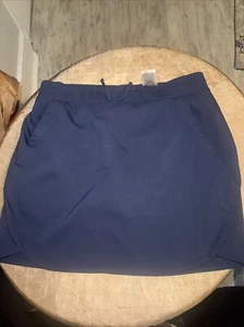 Girls Large (14-16) Navy Columbia Skirt Omni Shade Built In Shorts Uniform - Picture 1 of 15