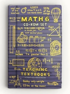 Teaching Textbooks MATH 6 CD-ROM Set - Picture 1 of 2