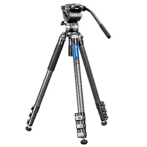 Leofoto LVM-324C Manba Video Series 4 Section Tripod with BV-15 Video Head - Picture 1 of 12