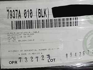 Cable de red conectado DataTuff F/utp Belden 7937A 24/4P CAT5E F/UTP inundado OSP/50 pies - Imagen 1 de 8
