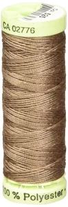 Gutermann Heavy Duty Brown Polyester Topstitching Thread for Sewing 100 Yards - Picture 1 of 2