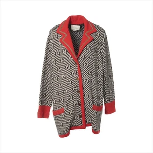 Gucci GG Chaqueta Tejida Lana L Damas Multicolor 553505 - Imagen 1 de 8