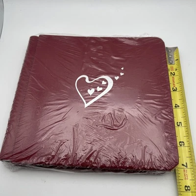 Nuevo Álbum Sellado Creative Memories 7x7" con Páginas Arándano Rojo Plata Corazón Foto 1 de 2