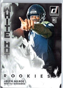 Jalen Milroe White Hot Rookie & Gridiron King 2025 Donruss - Picture 1 of 2
