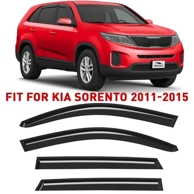 Rain Guards Vent Visors Shade for 2011-2015 Kia Sorento - Image 1 of 4
