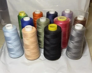 Lot Of 12 Sewing Thread. Various Colors. - Picture 1 of 13
