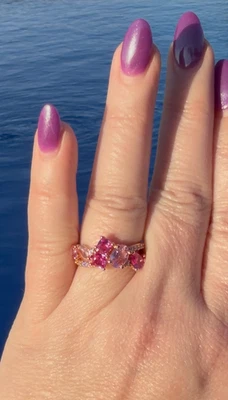 2025 Original - Bomb Party - Size 7 - Pink Ombre - Paths Entwined - Image 1 of 3