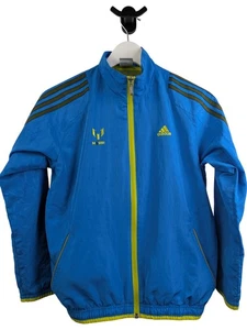 Adidas Messi Blue Track Jacket Polyester Sportswear Size 11-12 Years - Picture 1 of 10