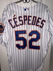 Yonies Ćespedes Signed Mets Jersey Authentic - Picture 1 of 6
