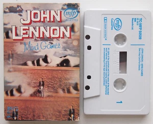JOHN LENNON - MIND GAMES (MUSIC FOR PLEASURE TCMFP50509) 80s UK CASSETTE CARD SL - Picture 1 of 4