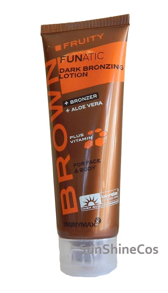Tannymaxx Marrón Frutal Funático Loción Bronceadora Oscura Solarium Crema Sol 125 ML Foto 1 de 1