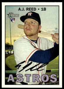 2016 Topps Heritage #637 A.J. Reed Houston Astros RC Baseball - Picture 1 of 2