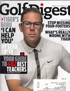 Golf Digest Magazine Sean Foley Jaime Diaz November 2013 102219nonr - Imagen 1 de 1
