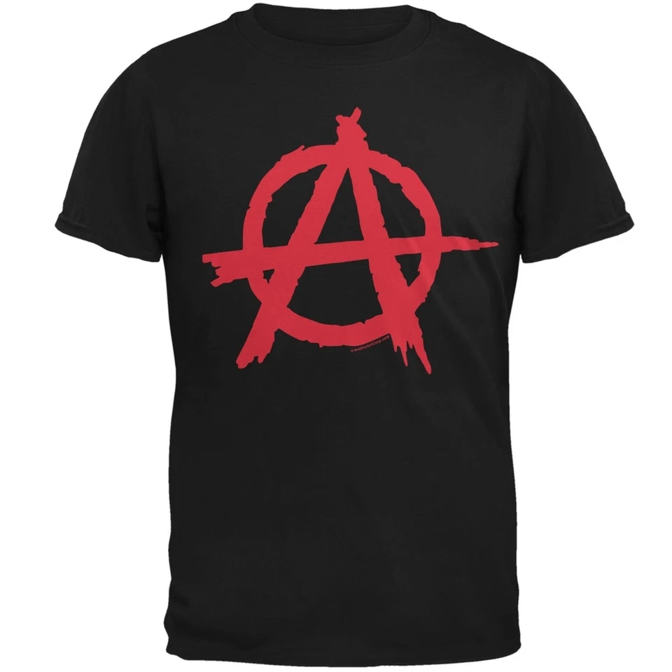 Camiseta negra para adulto Anarchy Foto 1 de 1