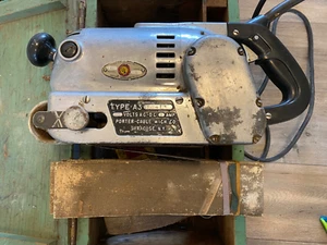 Levigatrice a nastro vintage Porter-Cable A3 Take-About HD 21" 115V 9 AMP LOCOMOTIVA - Foto 1 di 11