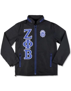 Chaqueta rompevientos Zeta Phi Beta Sorority negra Zeta Phi beta rompevientos 1920 - Imagen 1 de 2