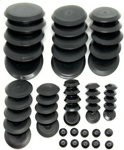 50-Piece Automotive Plastic Plug Set for Round Holes and Sheet Metal - Picture 1 of 2