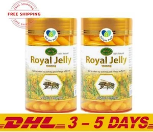 Nature's King-Royal Jelly 1000mg 120 Capsules 2X - Picture 1 of 8