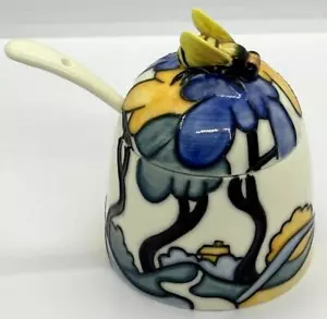 Alte Tuptonware ~ Honigtopf/Glas und Löffel ~ entworfen von Jeanne McDougall - Bild 1 von 1
